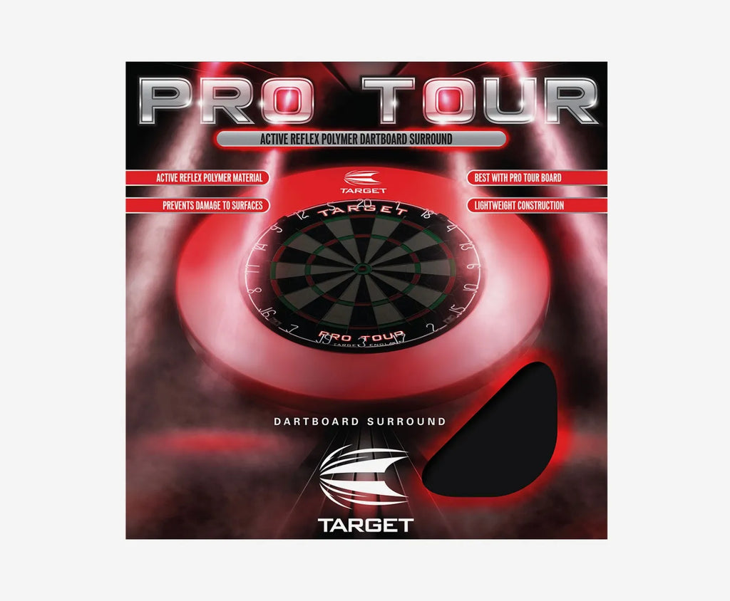 TARGET PRO TOUR PRINTED SURROUND RED IN COLOUR BOX