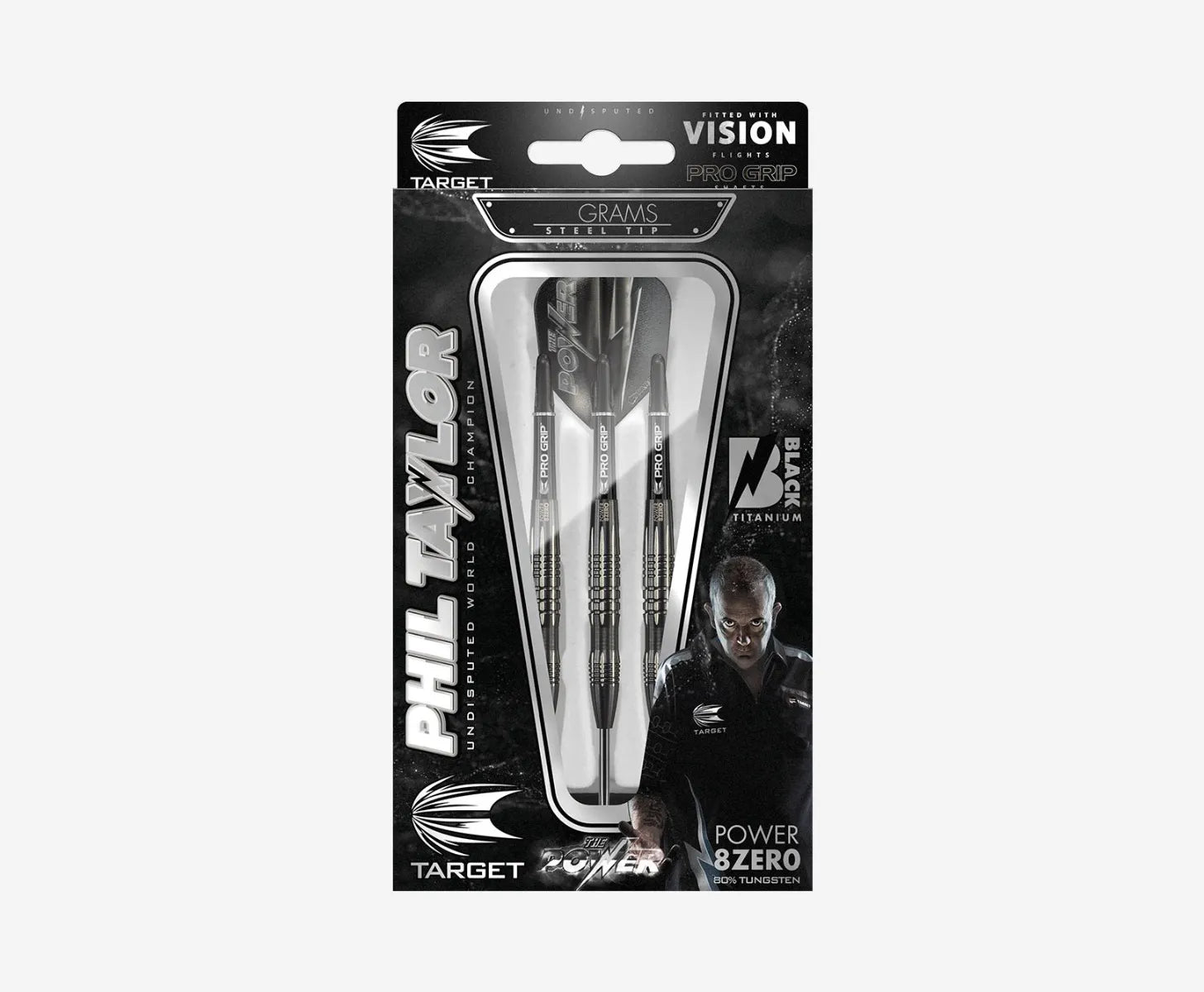 PHIL TAYLOR POWER 8ZERO BLACK P8Z3