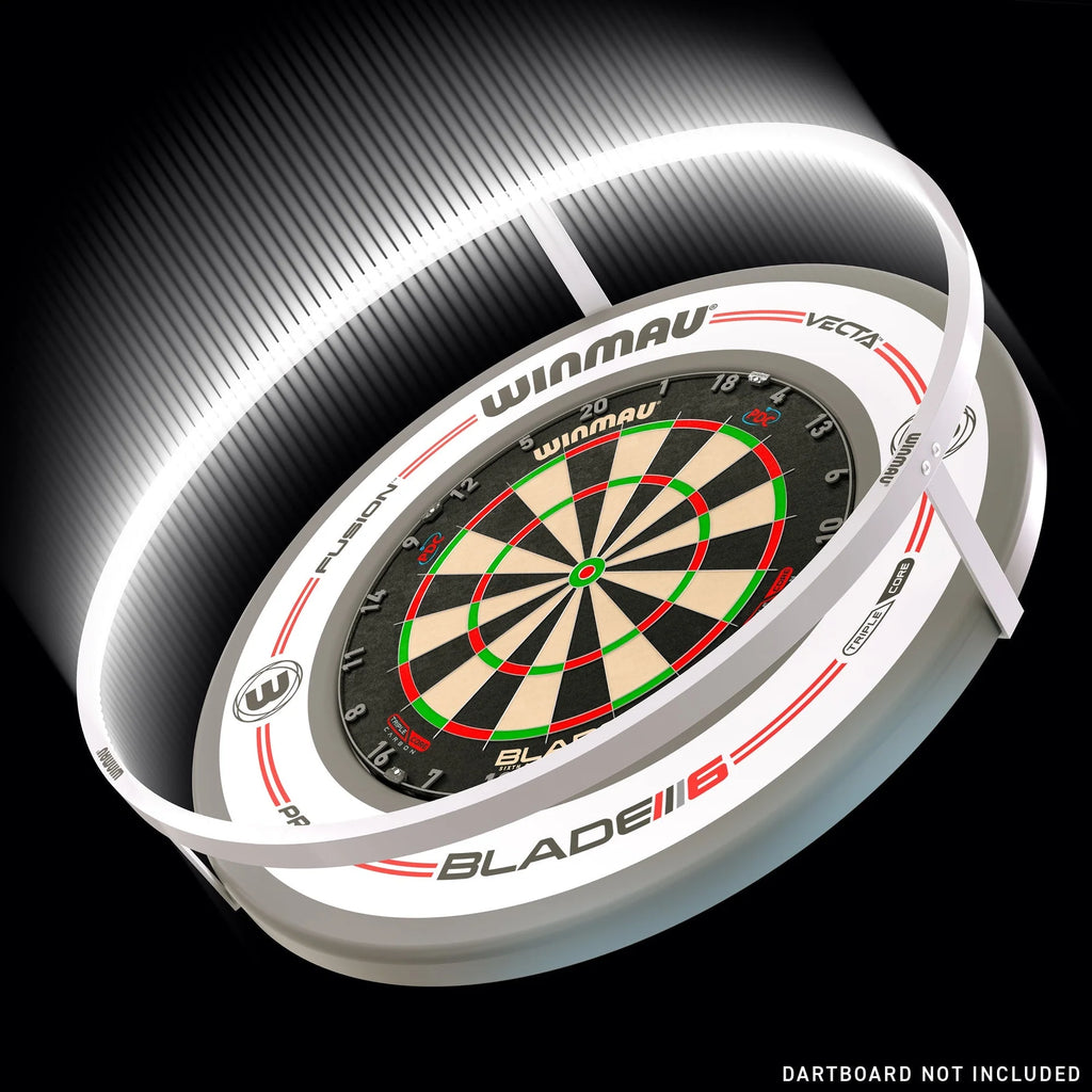 Plasma Ice Dartboard Surround Light & Pro-Line Original White Surround Bundle