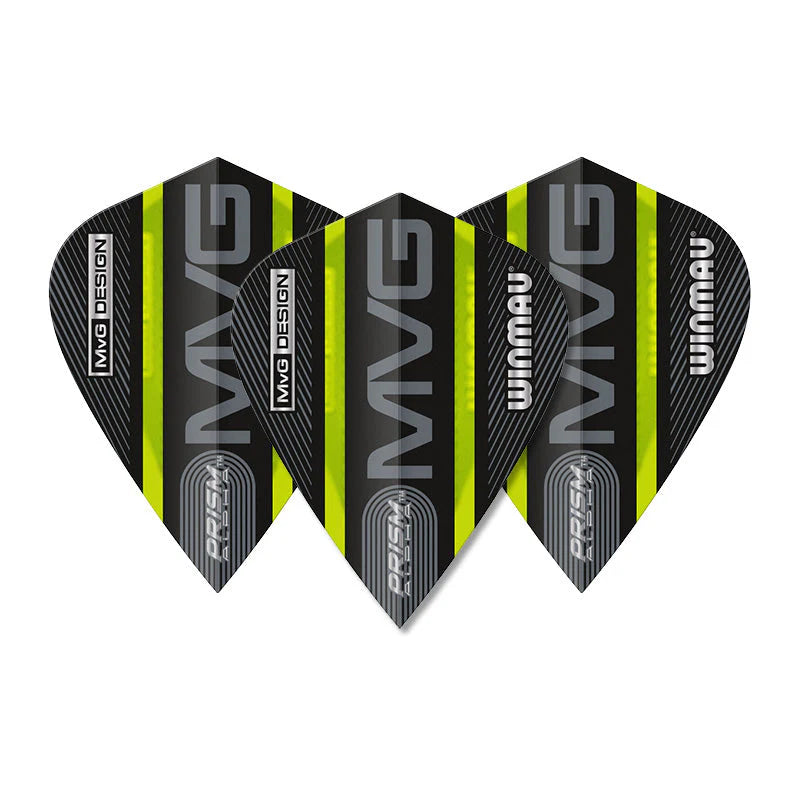 MVG Black & Green Prism Alpha Kite Flight