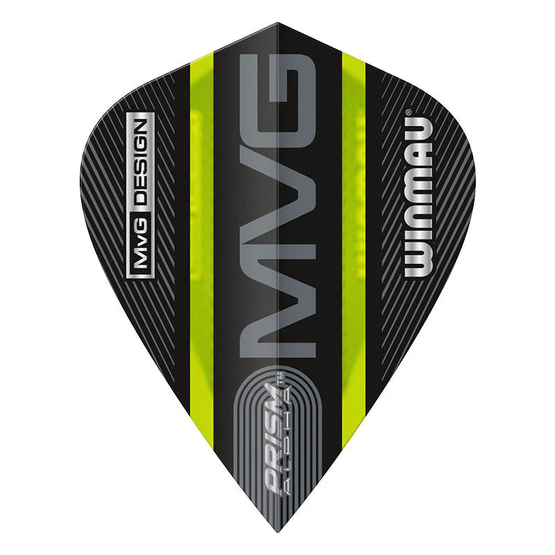 MVG Black & Green Prism Alpha Kite Flight