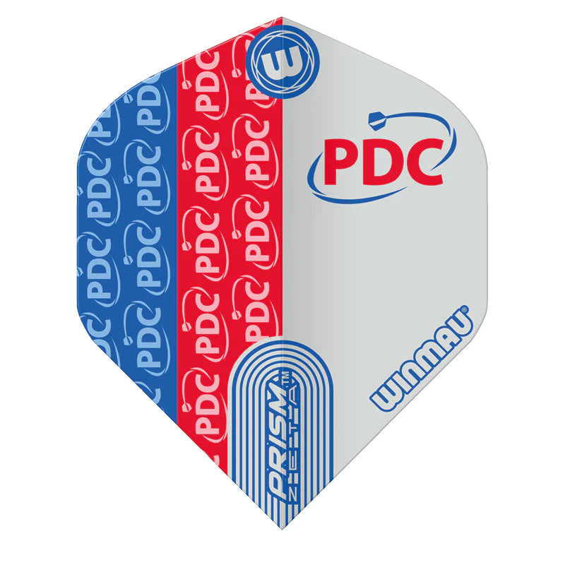 Red, Blue & White PDC Prism Zeta Standard