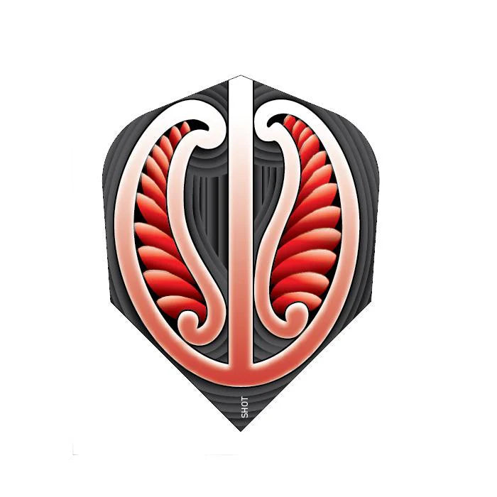 Warrior Dart Flight Set- Red-Small Standard