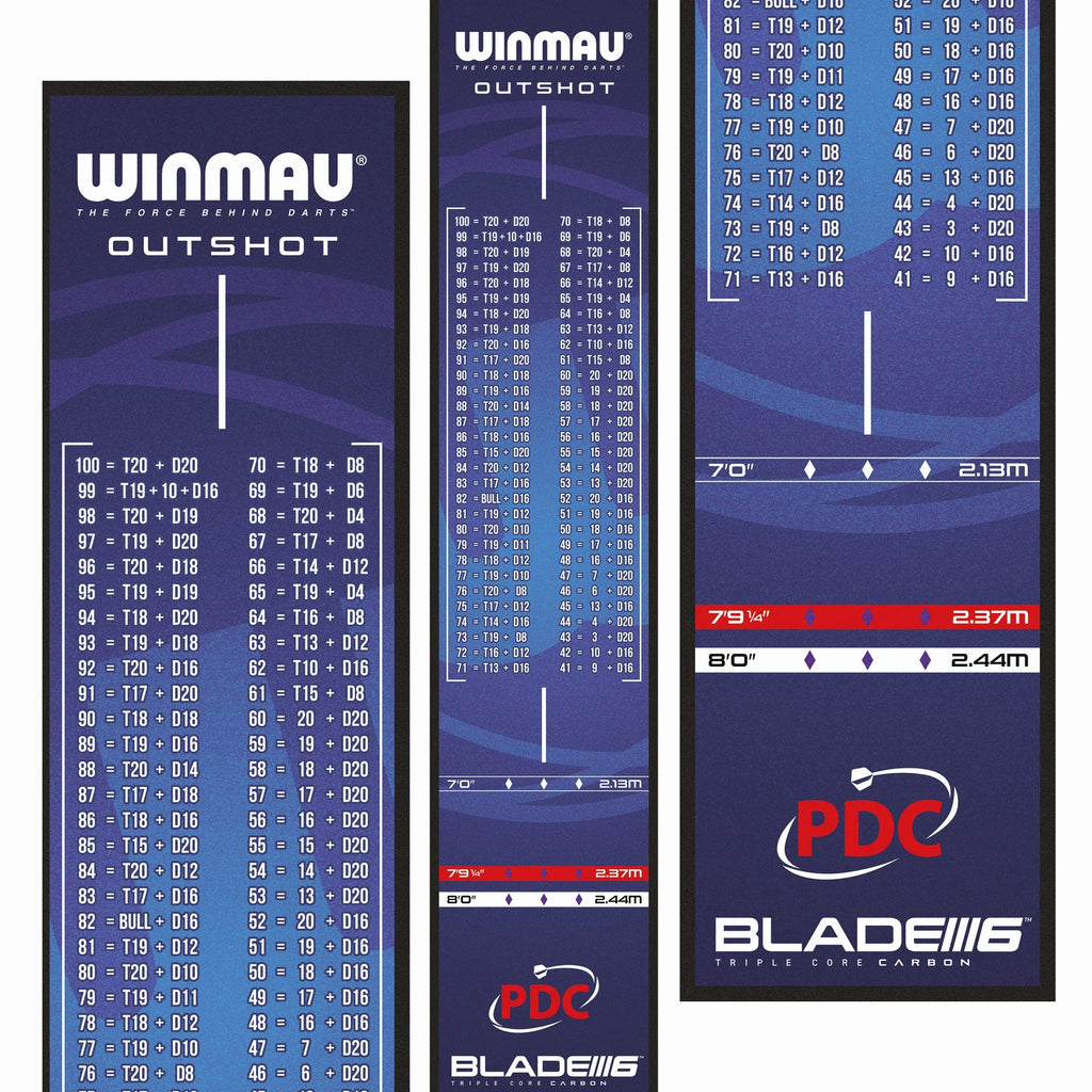 Pro Zone Outshot Dart Mat