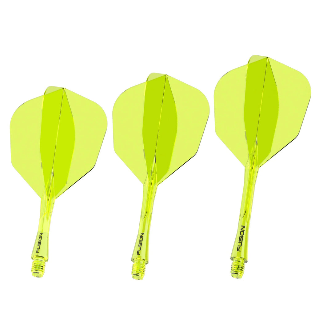 Fusion #6 Integrated Flight & Shaft Yellow