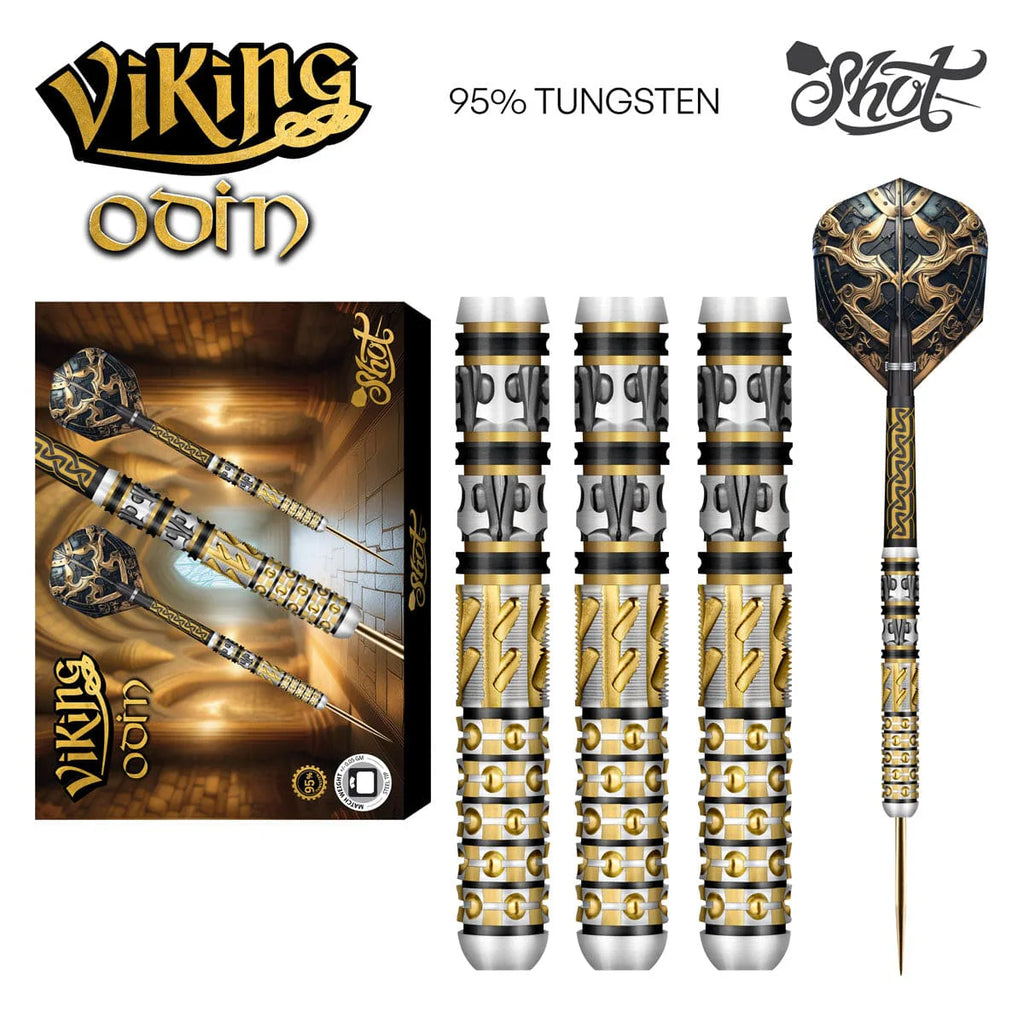 Viking Odin Steel Tip Dart Set-95% Tungsten Dart Barrels