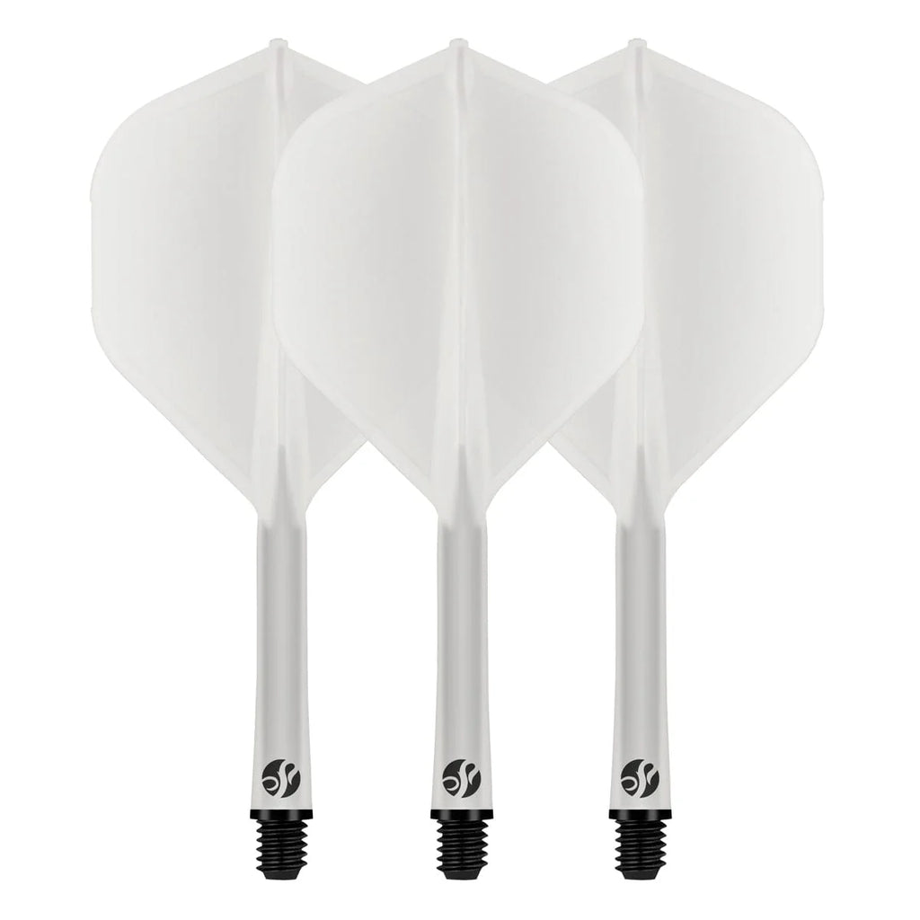 Flight Deck-One Piece Dart Flight and Shaft System Clear