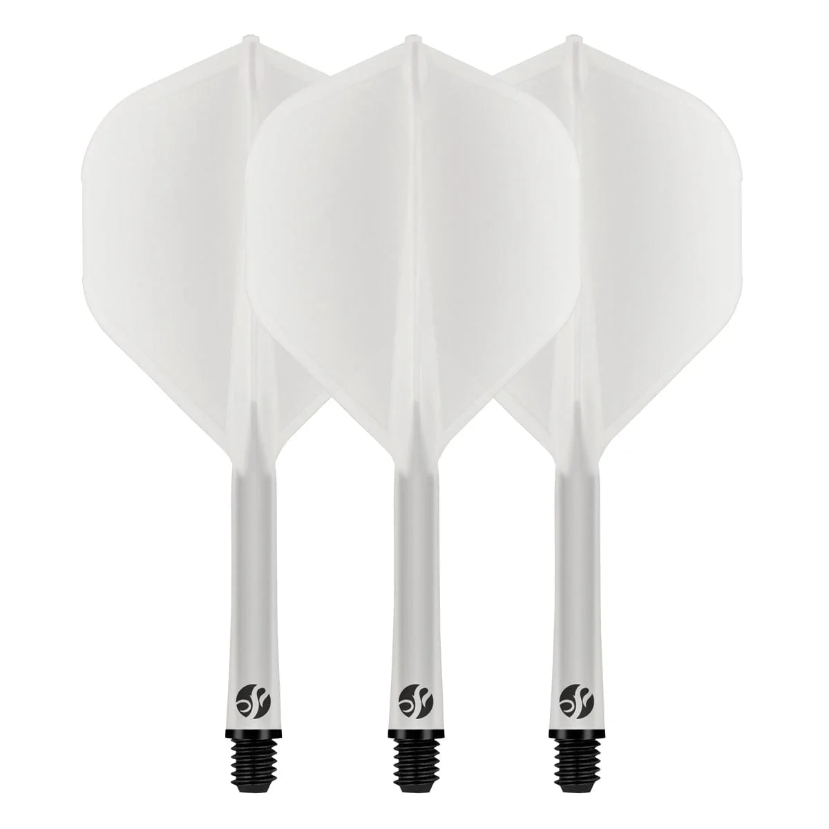 Flight Deck-One Piece Dart Flight and Shaft System Clear