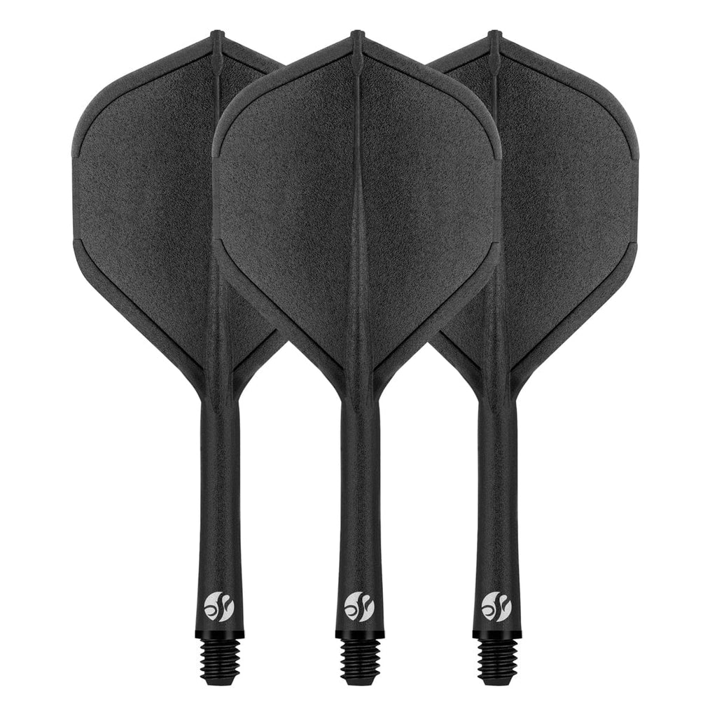 Flight Deck-One Piece Dart Flight and Shaft System - Black