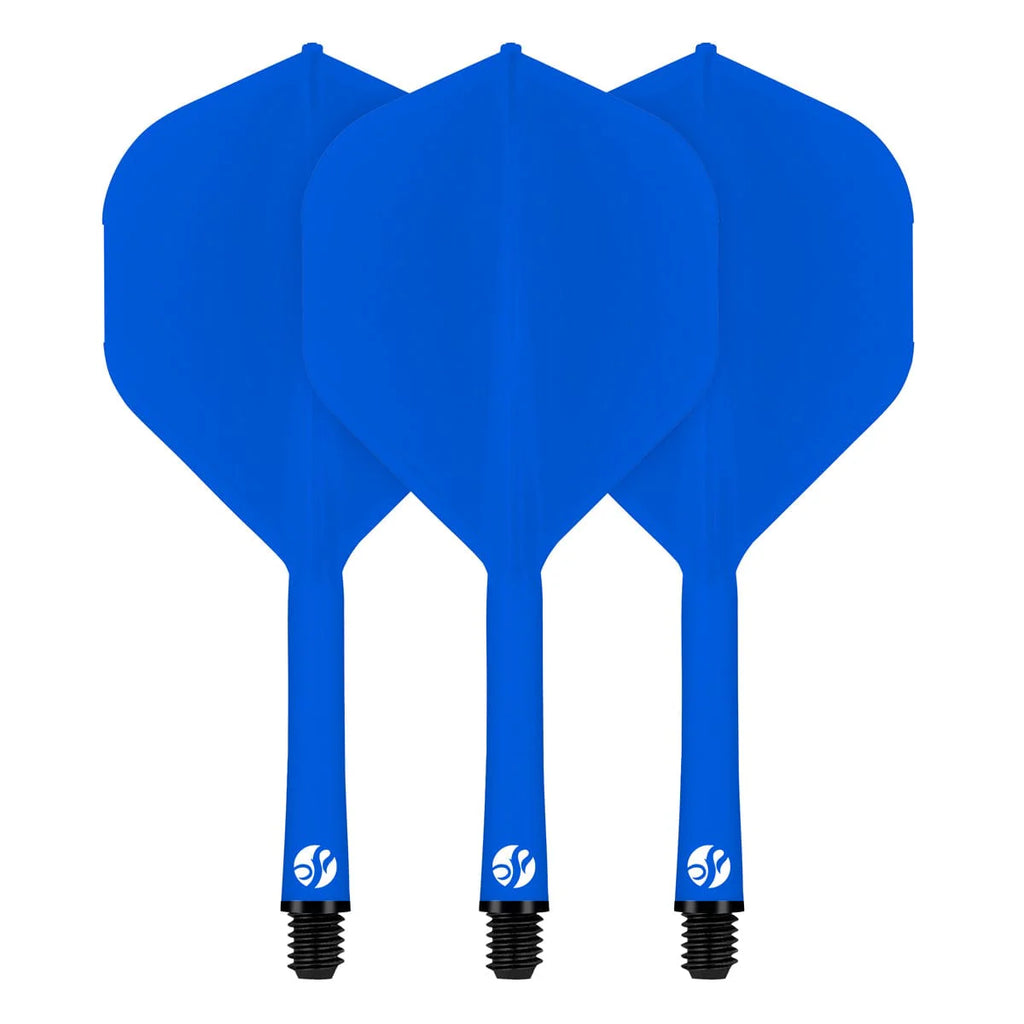 Flight Deck-One Piece Dart Flight and Shaft System Blue
