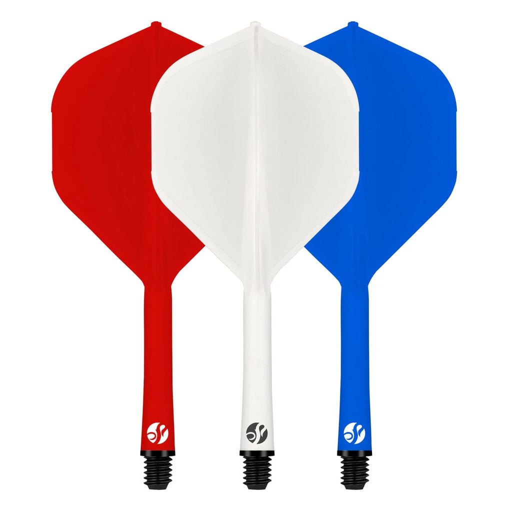 Flight Deck-One Piece Dart Flight and Shaft System Tricolor