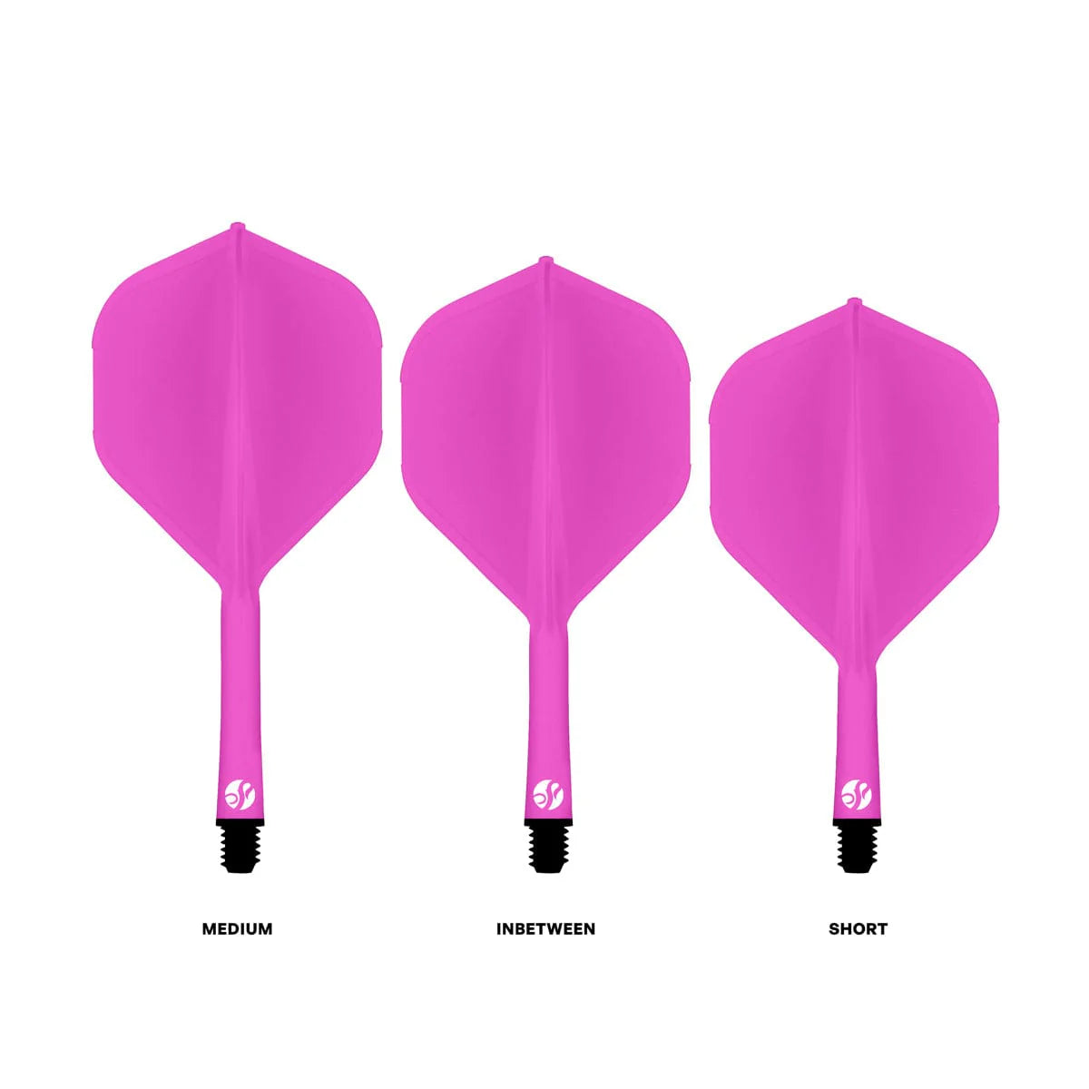 Flight Deck-One Piece Dart Flight and Shaft System-Pink
