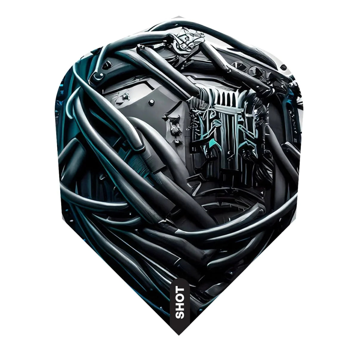 AI Cyberpunk Dart Flight Set Small Standard