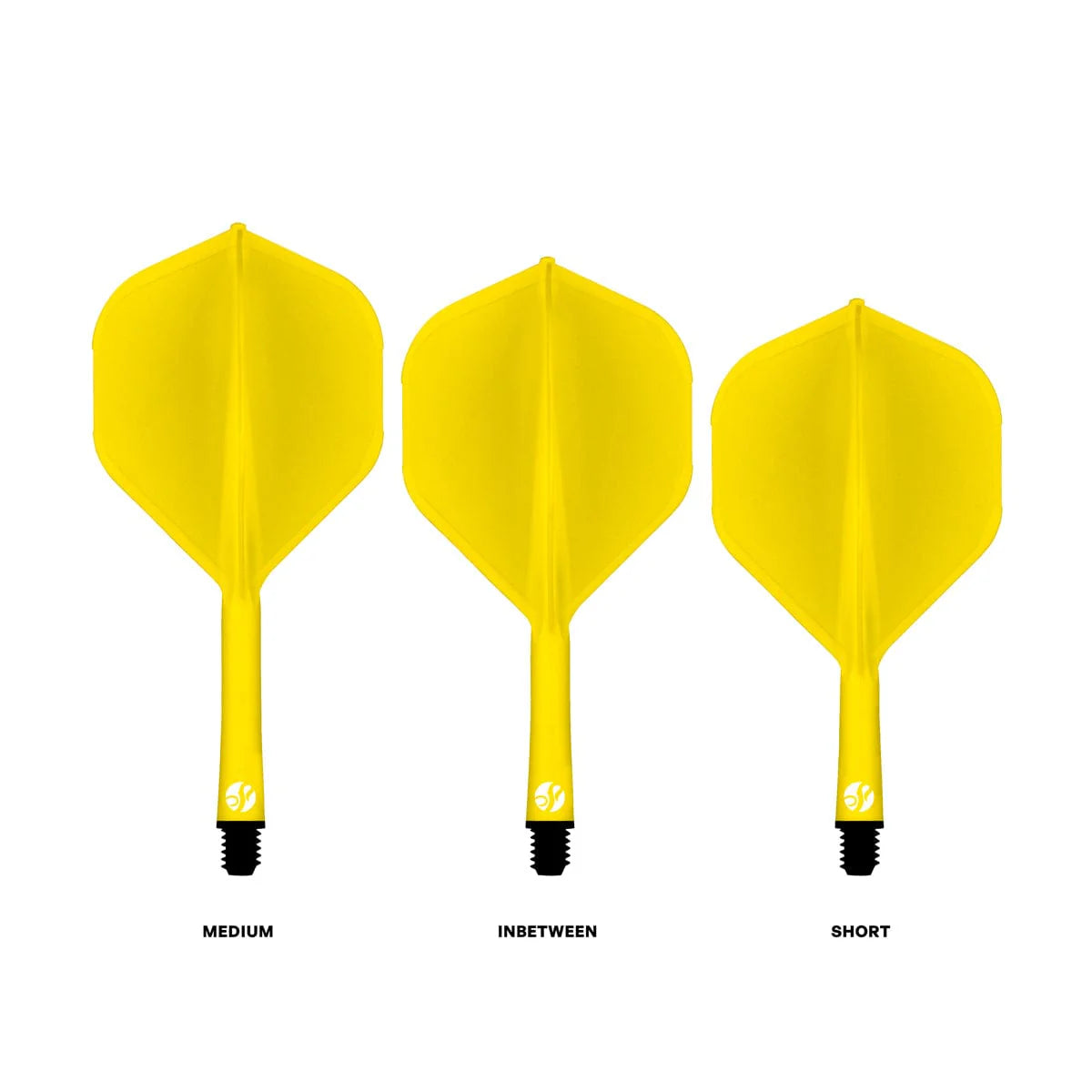 Flight Deck-One Piece Dart Flight and Shaft System-Yellow