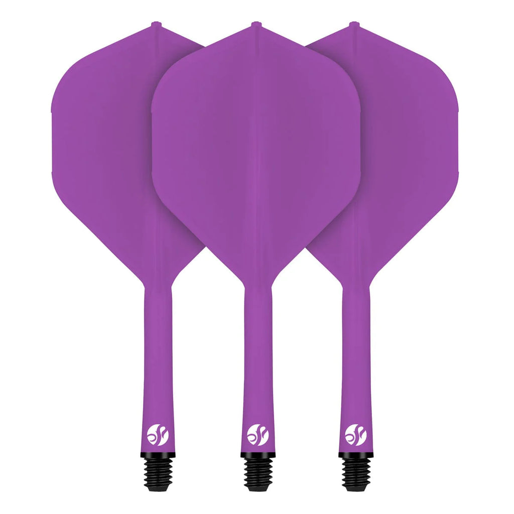 Flight Deck-One Piece Dart Flight and Shaft System-Purple