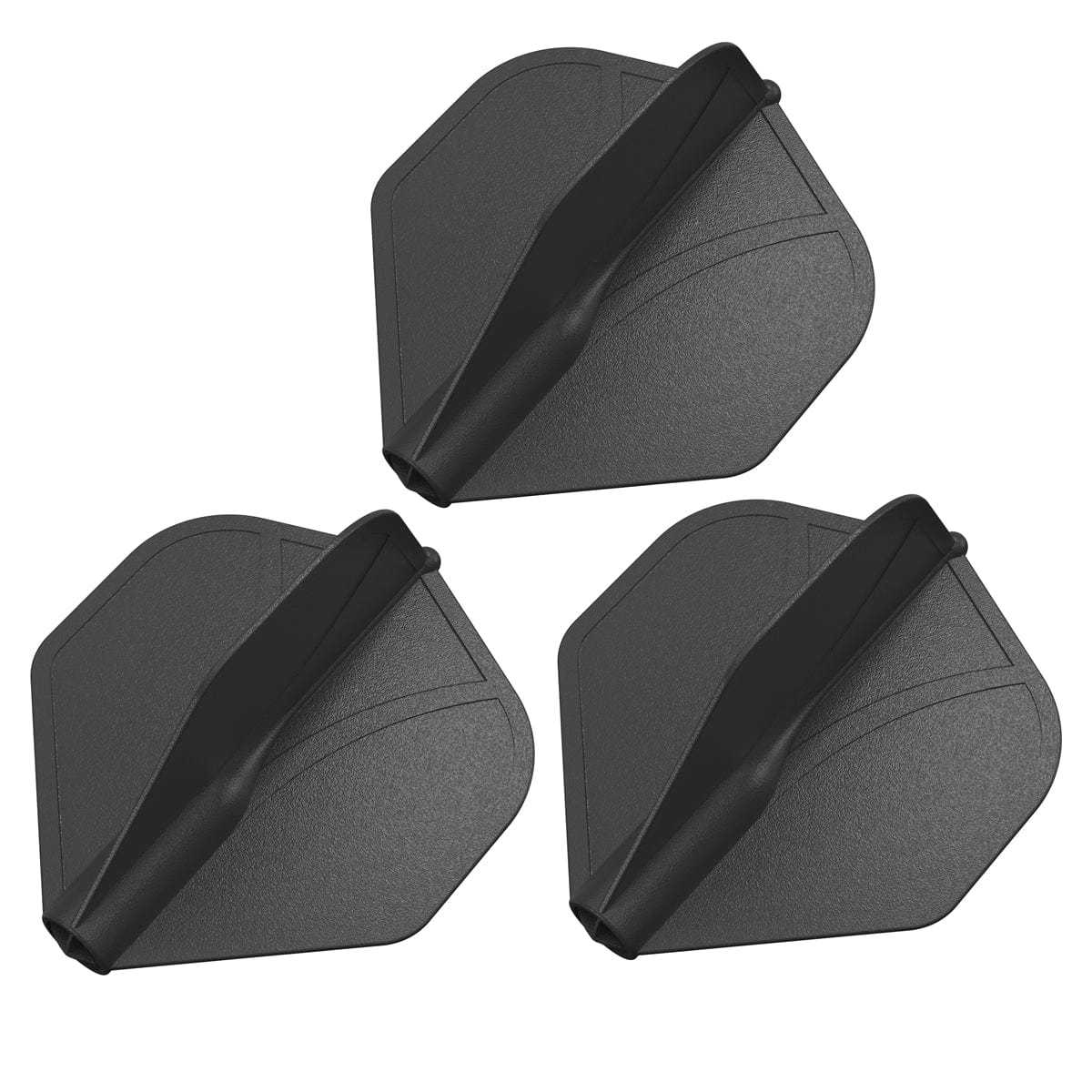 Airfoil Molded Dart Flight Set-Black