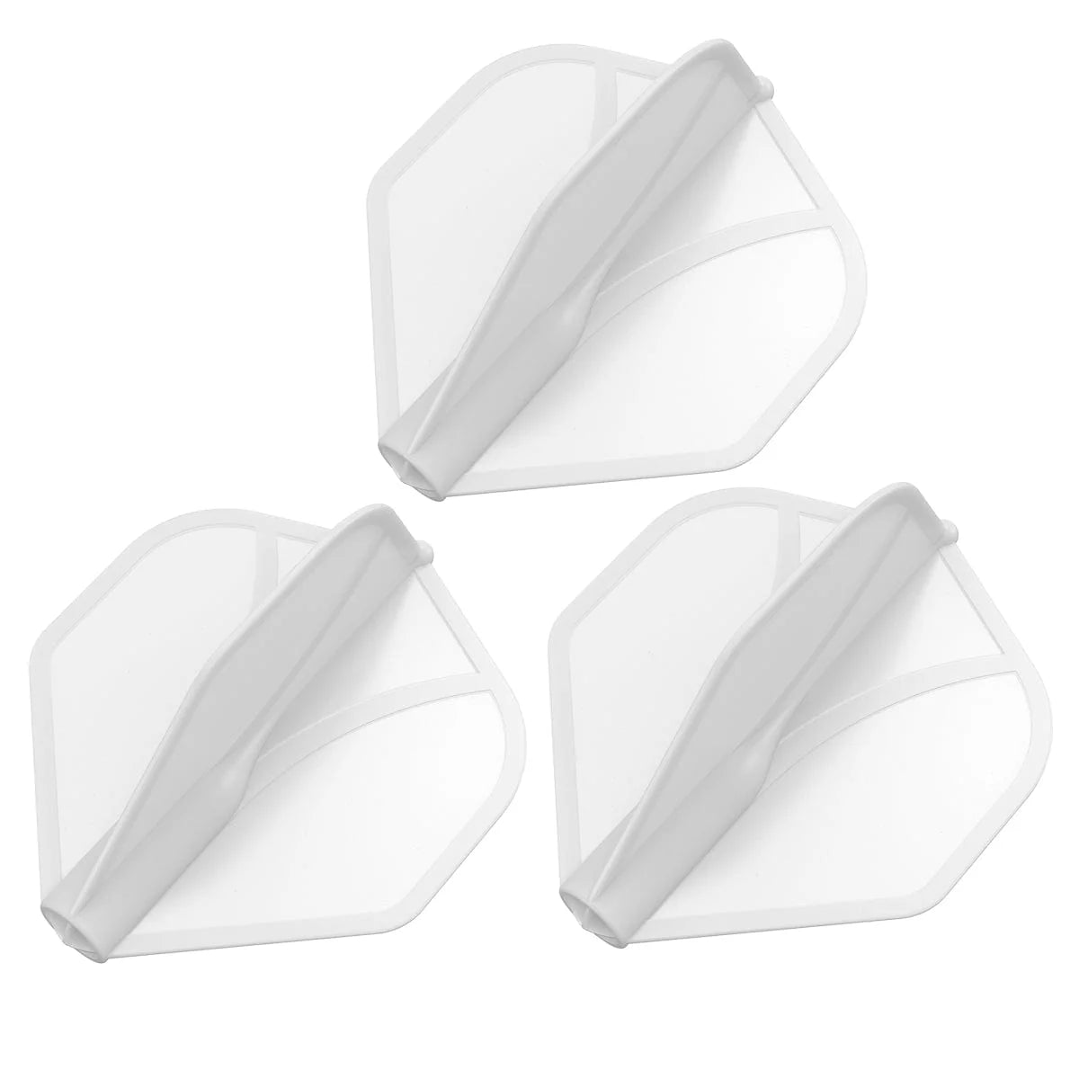 Airfoil Molded Dart Flight Set-Clear