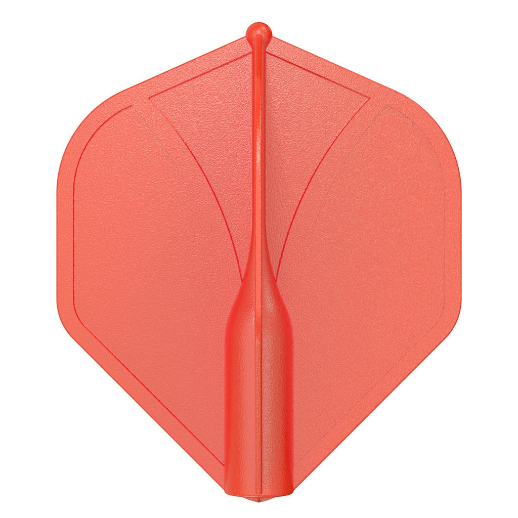 Airfoil Molded Dart Flight Set-Red