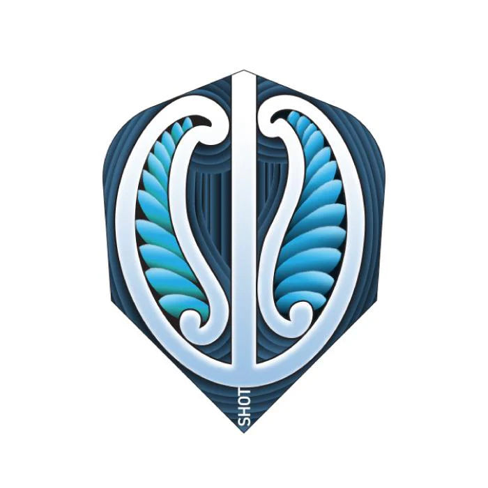 Warrior Dart Flight Set-Blue-Small Standard