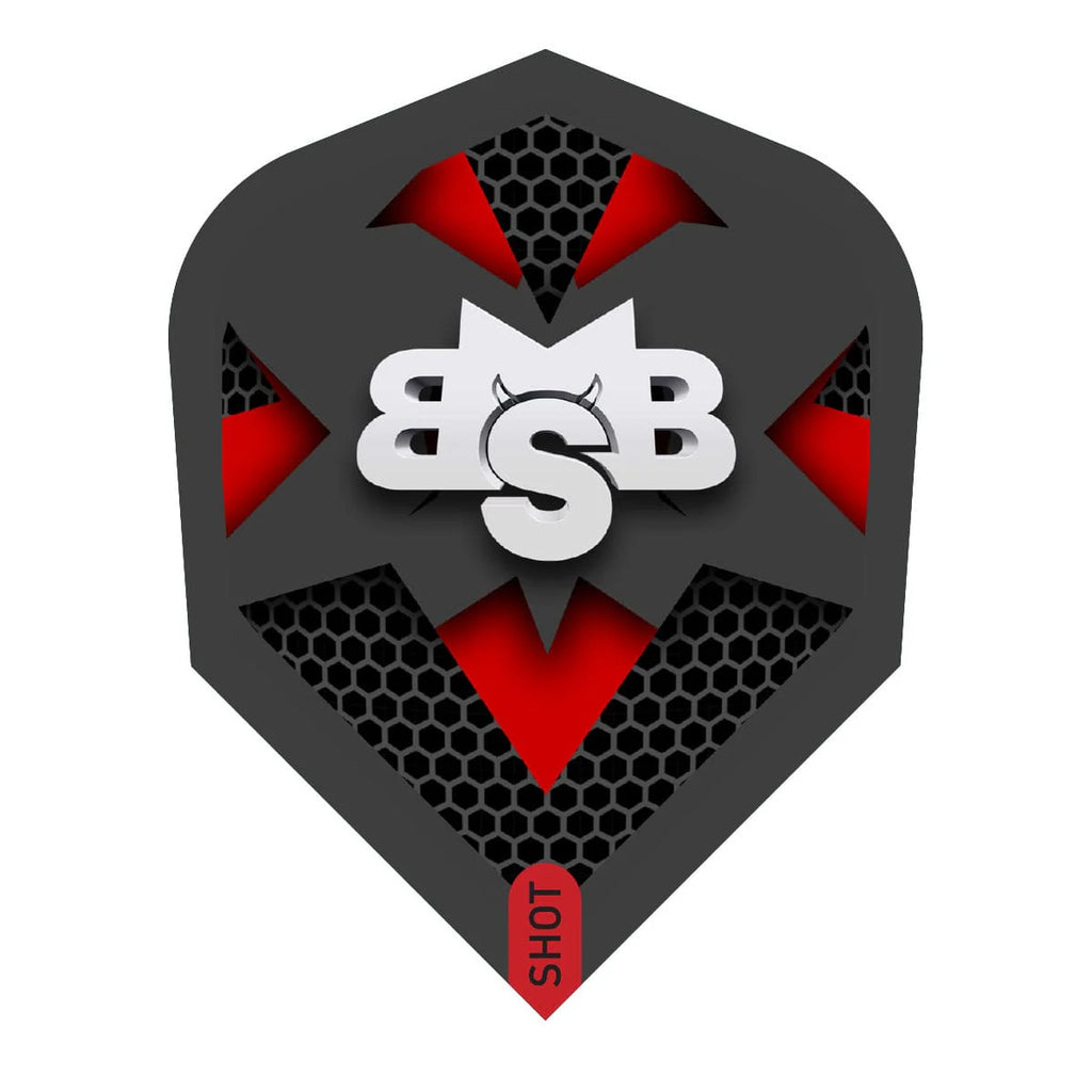 Shot Michael Smith Tenacious Dart Flight Set