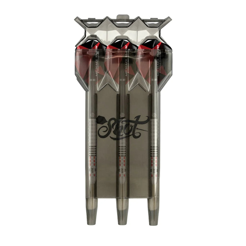 Shot Michael Smith World Champion Drop In Darts Case-Red