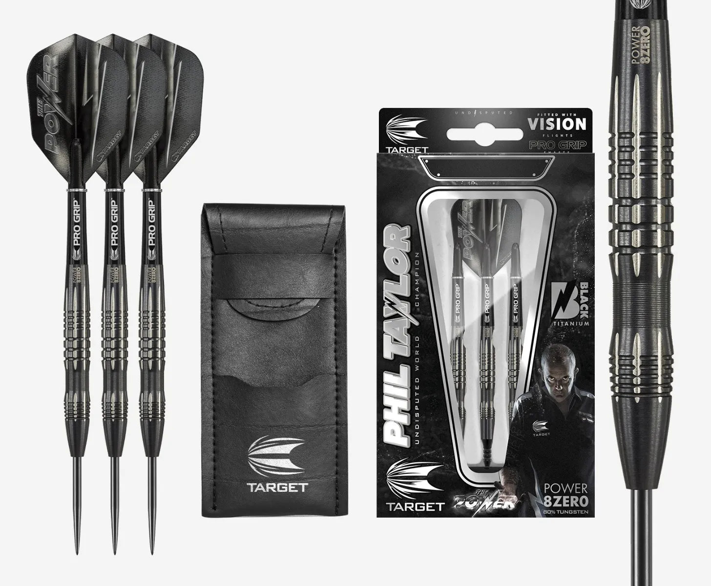 PHIL TAYLOR POWER 8ZERO BLACK P8Z3