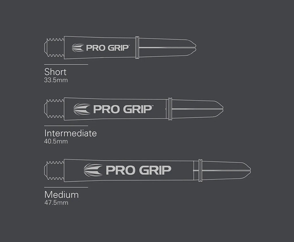 TARGET DARTS 3X SETS OF PRO GRIP SHAFT