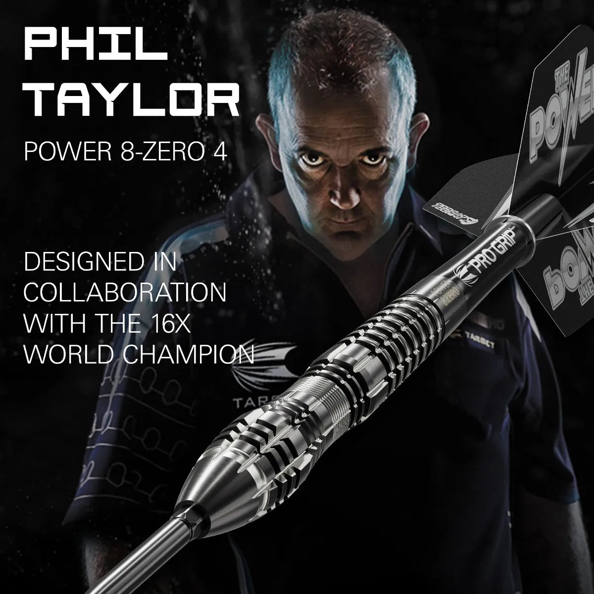 Phil Taylor Power 8-Zero Black P8Z4