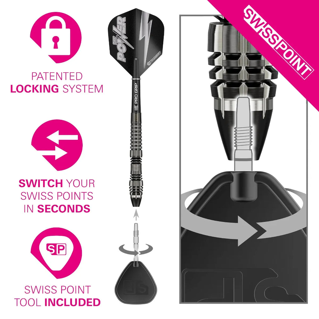 Phil Taylor Power 8-Zero Black P8Z4