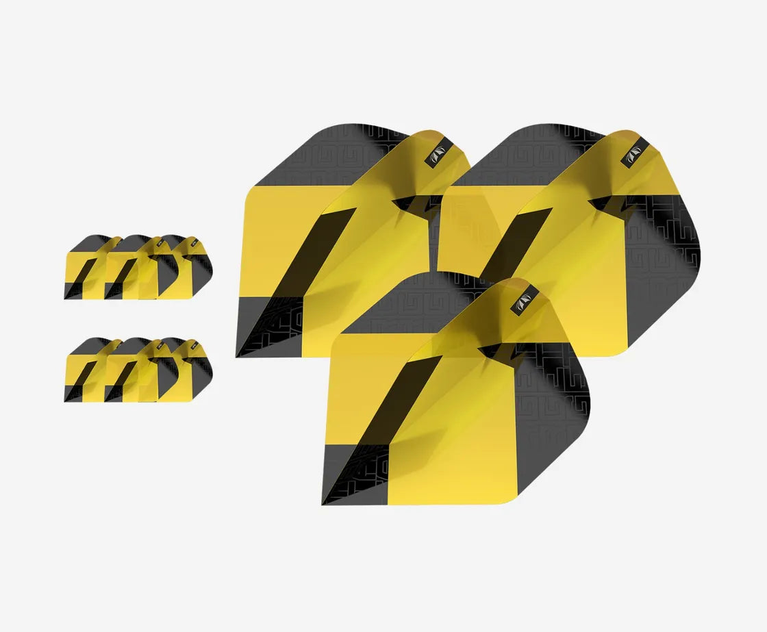 Tag Flights BLACK/YELLOW (3 Sets)