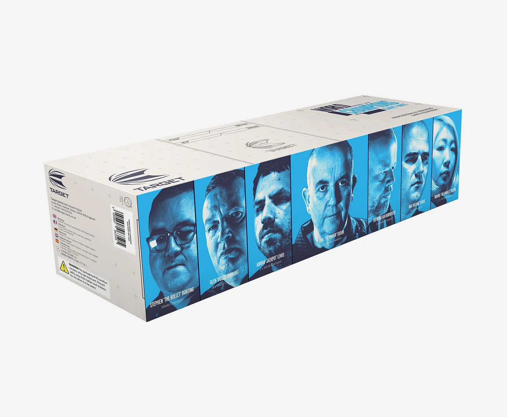 WORLD CHAMPION DART MAT BLUE TRIM